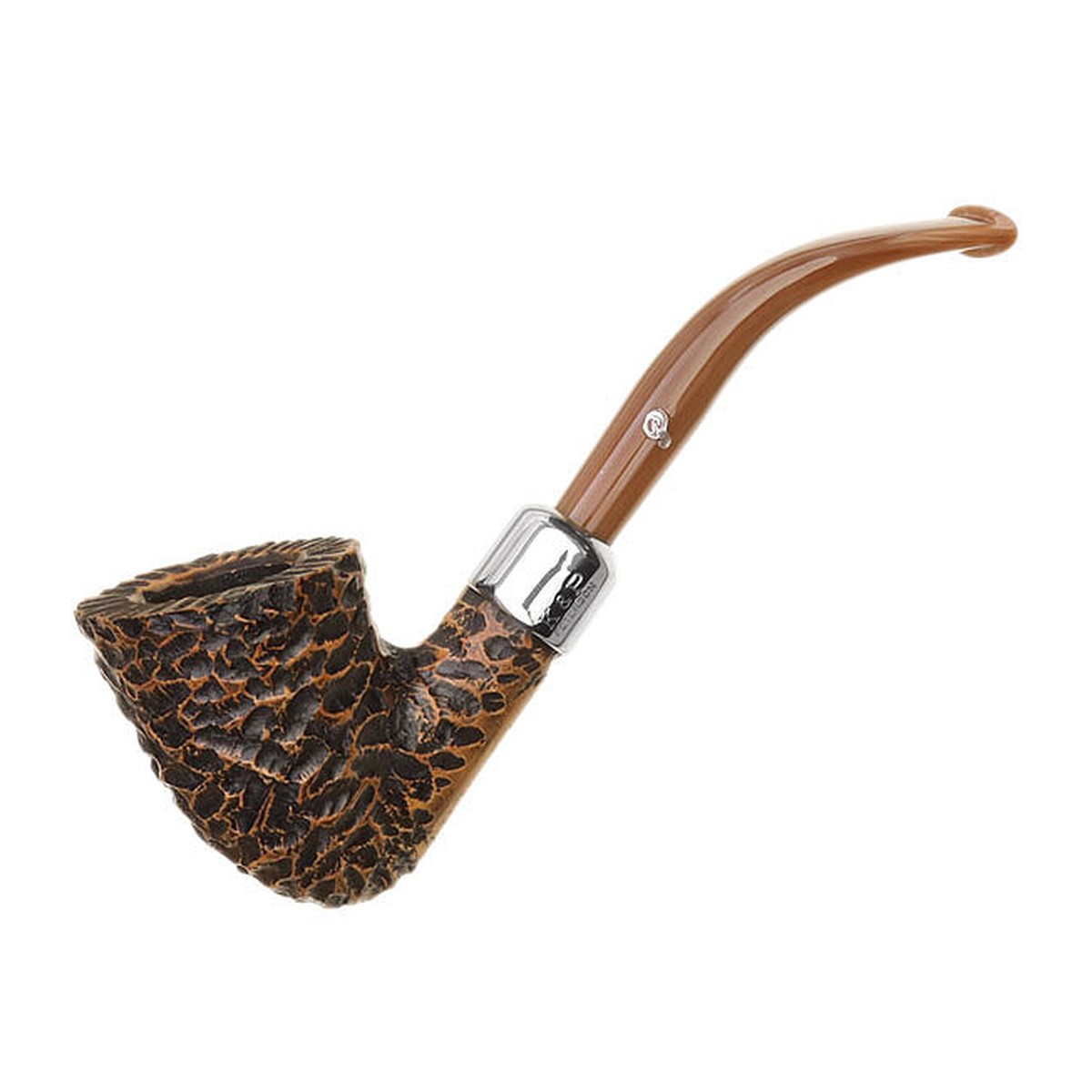 Peterson Pipes Derry Rusticated (127) Fishtail