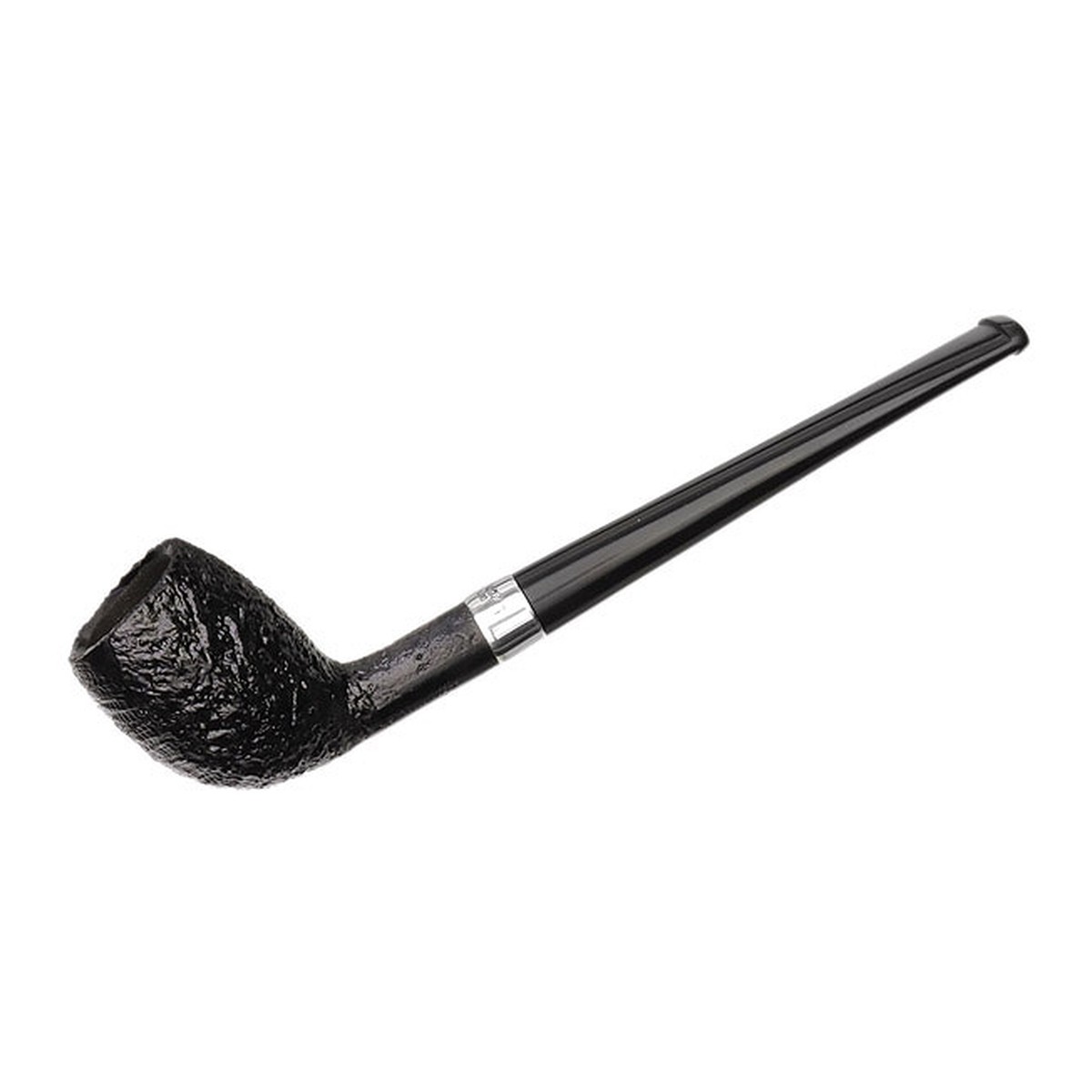 Peterson Pipes Junior Sandblasted Silver Mounted Belge Fishtail