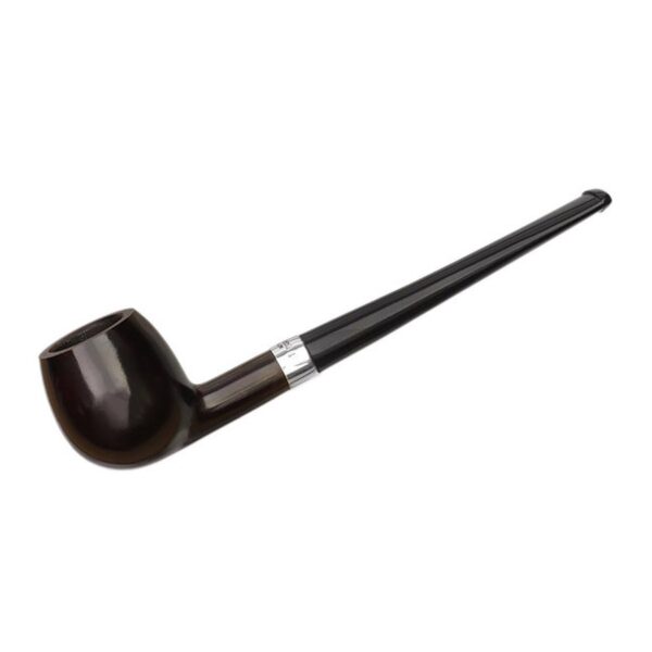 Peterson Pipes Junior Heritage Silver Mounted Canted Apple Fishtail