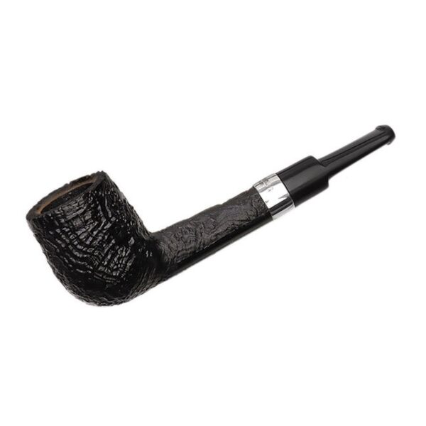 Peterson Pipes Junior Sandblasted Silver Mounted Lovat Fishtail