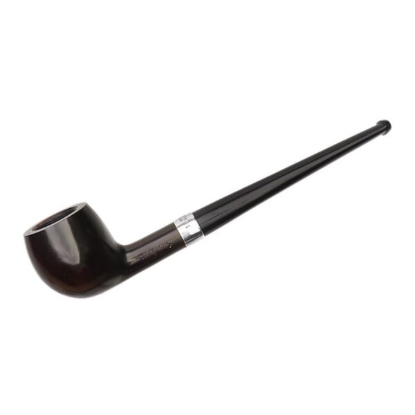Peterson Pipes Junior Heritage Silver Mounted Straight Apple Fishtail