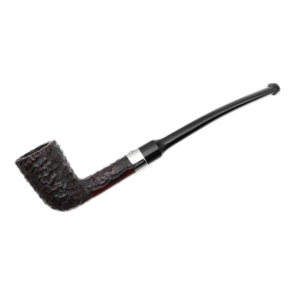 Peterson Pipes Speciality Rusticated Nickel Mounted Dublin Fishtail