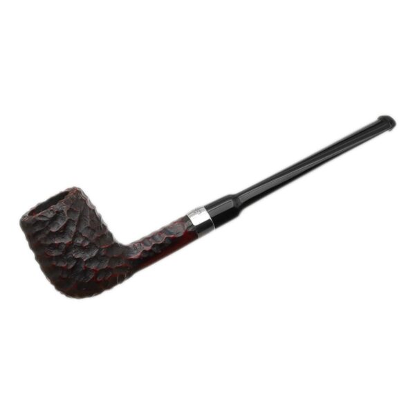 Peterson Pipes Speciality Rusticated Nickel Mounted Billiard Fishtail
