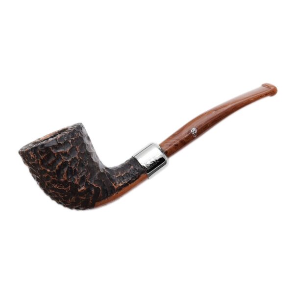 Peterson Pipes Derry Rusticated (129) Fishtail