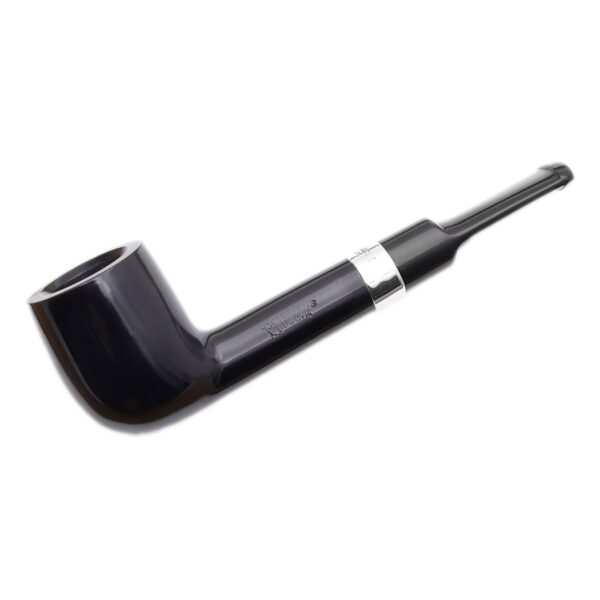 Peterson Pipes Junior Ebony Silver Mounted Lovat Fishtail