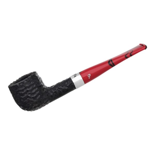 Peterson Pipes Dracula Rusticated (608) Fishtail