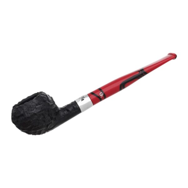 Peterson Pipes Dracula Rusticated (411) Fishtail