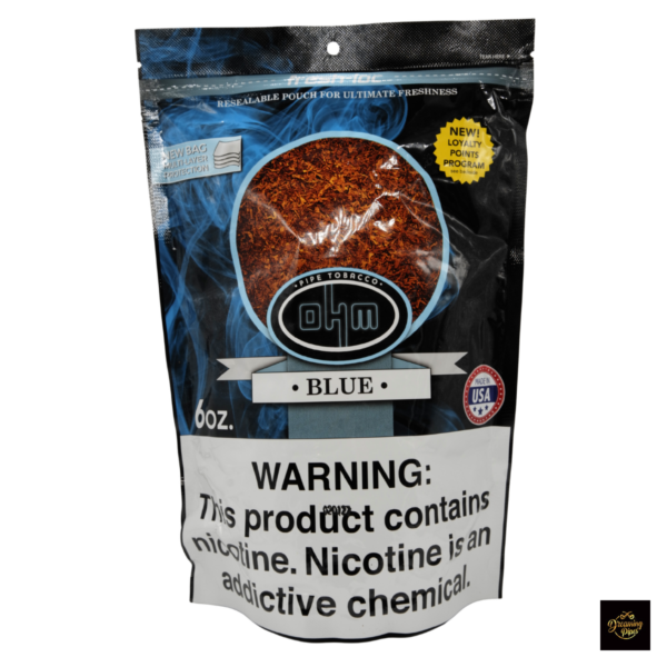 Ohm Blue Pipe Tobacco 6oz Bag