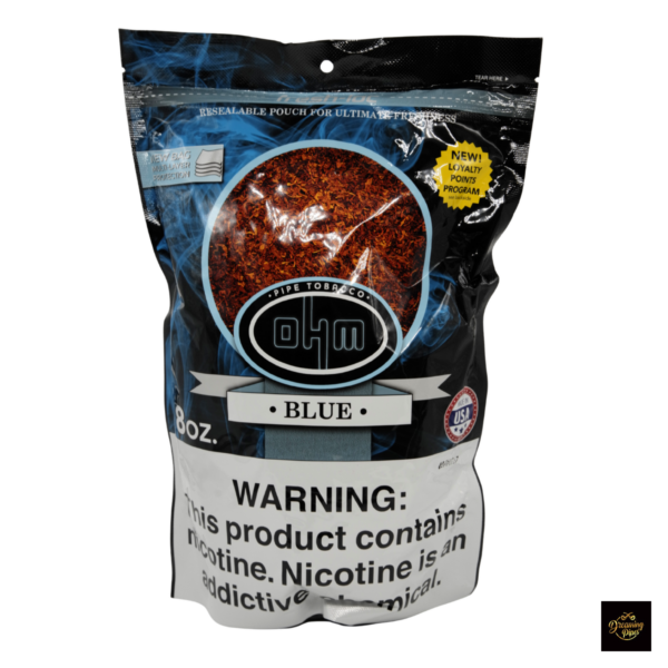 Ohm Blue Pipe Tobacco 8oz Bag