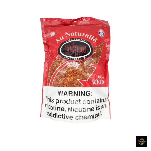 Ohm Au Naturall'e Red Pipe Tobacco 16oz Bag